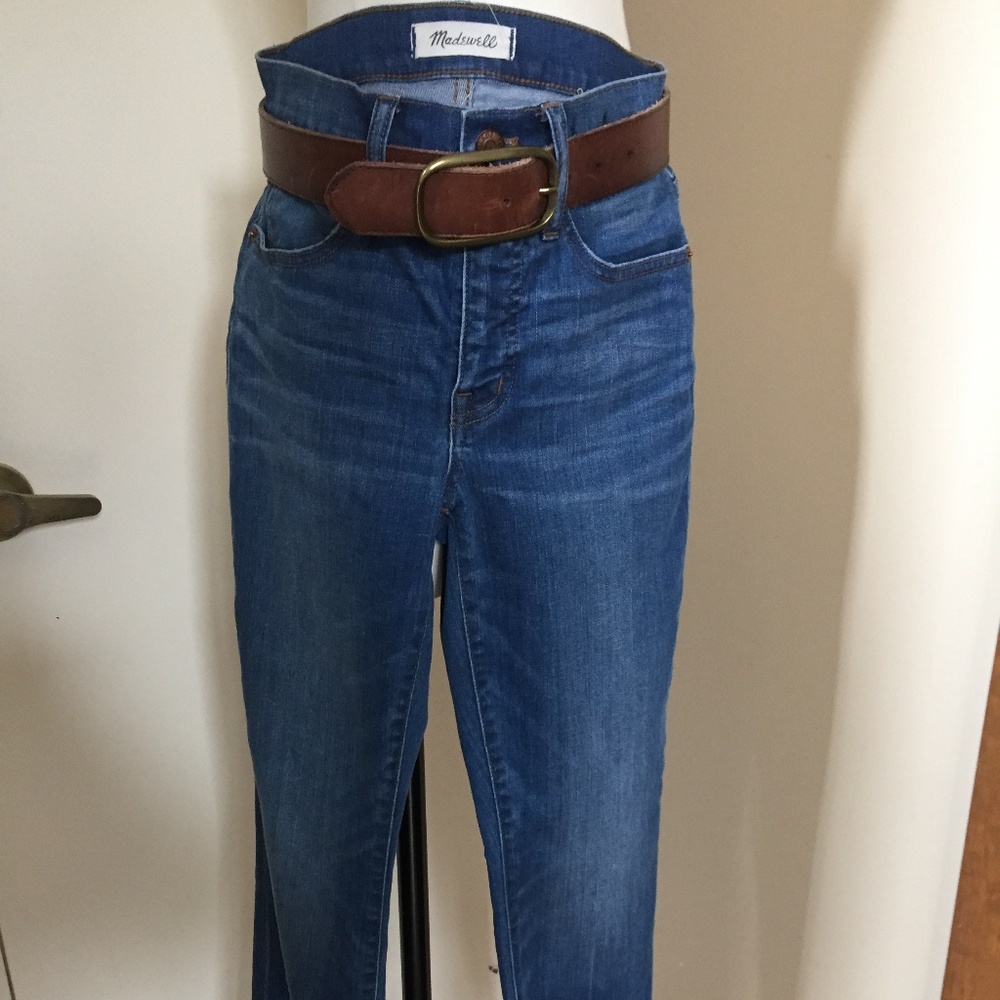 SZ 23 Madewell Cali Demi Boot w/ Deconstructed Hem